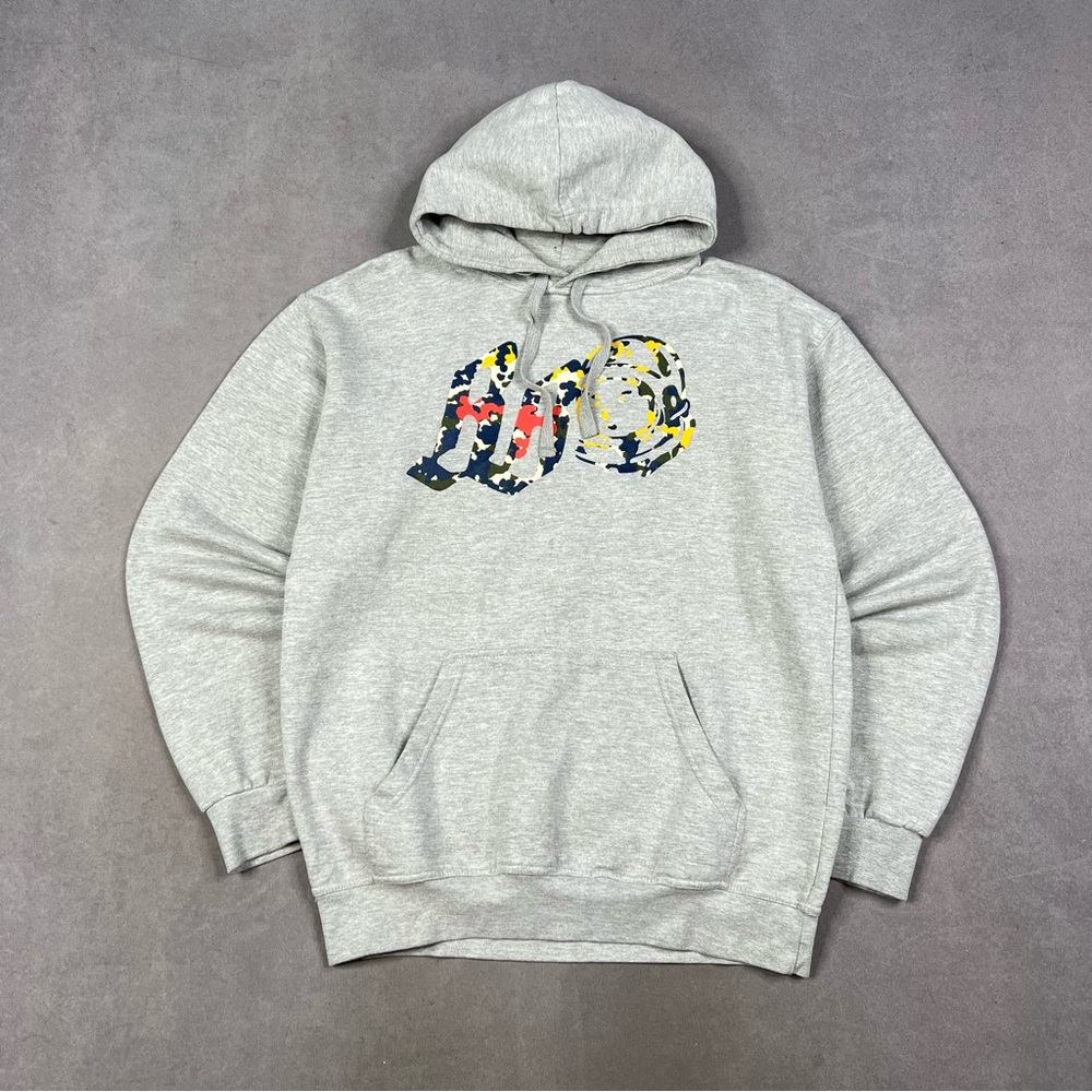 Billionaire Boys Club Gray Hoodie with Multicolor Logo